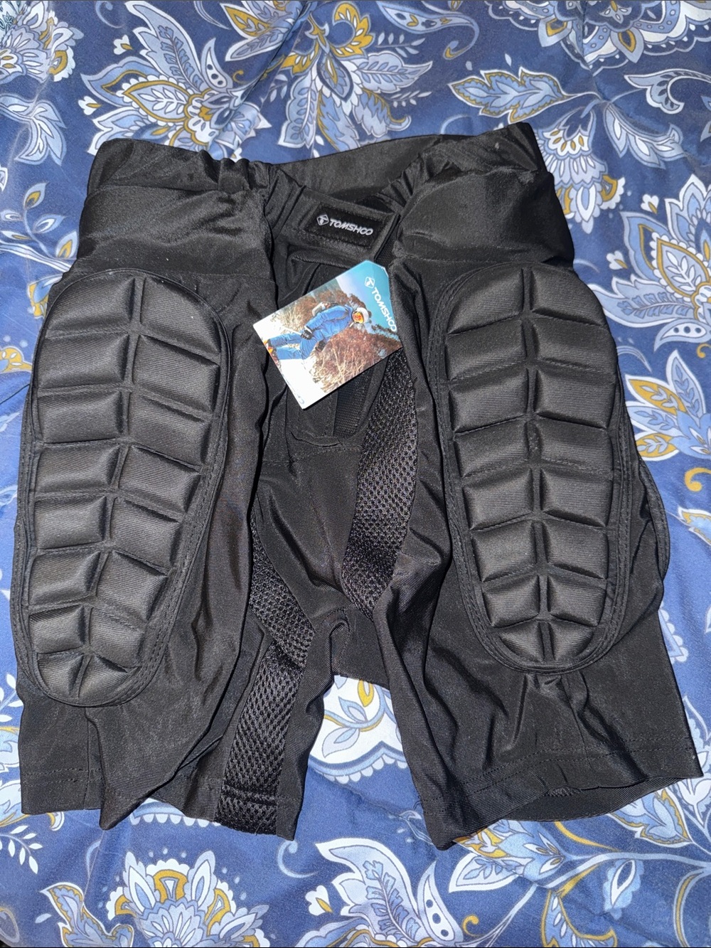 Toms Black Men's Padded Impact Shorts